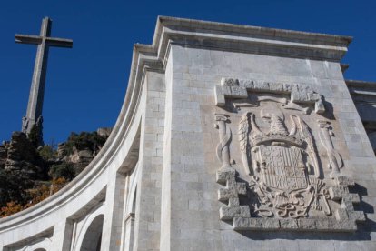 Imagen de archivo del Valle de los Caídos con la cruz al fondo