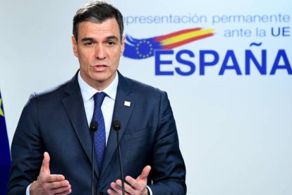 Pedro Sánchez en Bruselas