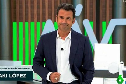 Iñaki López en "Más vale tarde"