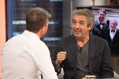 Pablo Motos y Ricardo Darín, en el 'Hormiguero'.