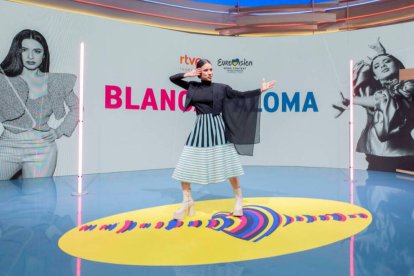 Blanca Paloma antes de su entrevista en RTVE