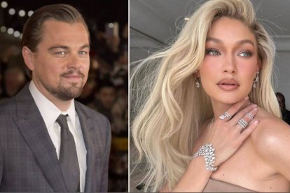 Leonardo DiCaprio y Gigi Haidin