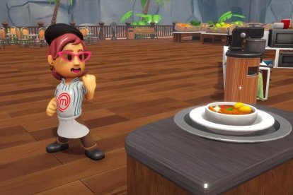 Una imagen de cómo será el videojuego de Masterchef.