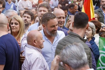 Santiago Abascal, vitoreado en Alicante