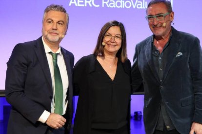 Carlos Alsina, Ángels Barceló y Carlos Herrera.