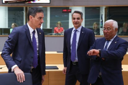 Pedro Sánchez en Bruselas