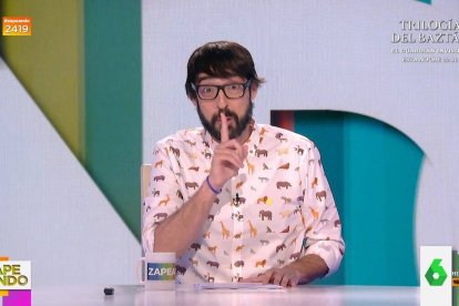 Quique Peinado se ha estrenado como presentador tras 10 años en "Zapeando"