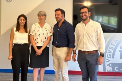 Encuentro del alcalde de Elche con la Hèlene Venezuela, directora general de Ouigo