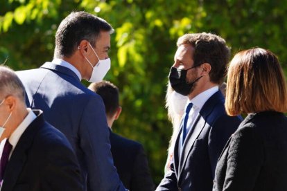 Pedro Sánchez y Pablo Casado