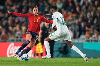 Jenni Hermoso, en el partido ante Zambia