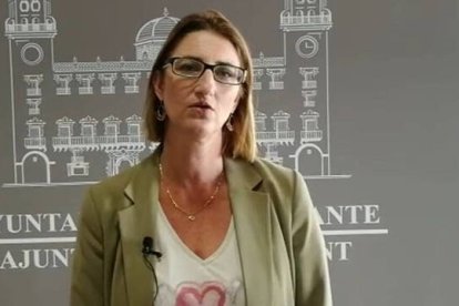 Mari Carmen de España, portavoz del grupo municipal del Partido Populara en Alicante