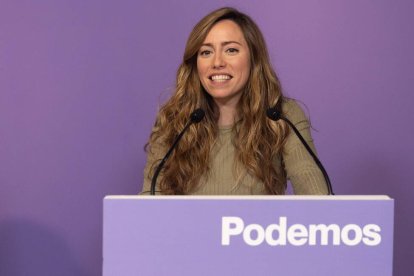 La secretaria de Acción Institucional de Podemos, María Teresa Pérez