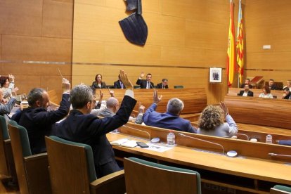 Pleno de presupuestos de la Diputación de Valencia