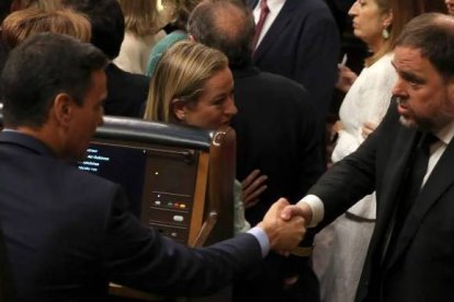 Sánchez y Junqueras, una alianza a prueba de contratiempos.