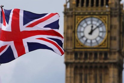 La Union Jack frente al Big Ben