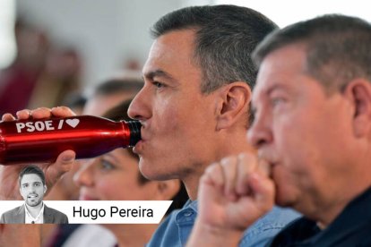 Pedro Sánchez junto a Emiliano García-Page