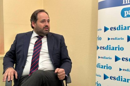 Paco Núñez, presidente del PP de CLM en entrevista con ESdiario