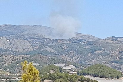 Incendio en Tàrbena