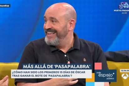 Óscar Díaz volvió a visitar "Espejo Público" para hablar de su hazaña