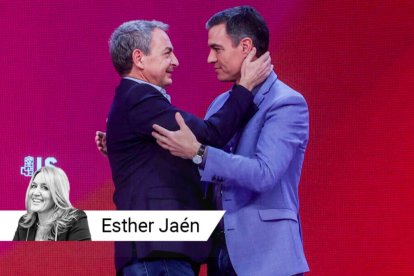 Zapatero y Pedro Sánchez.