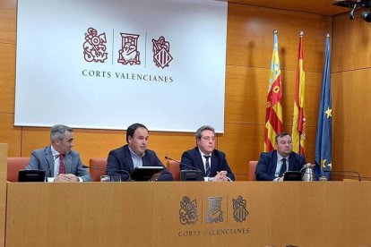 Portavoces de PPCV y Vox