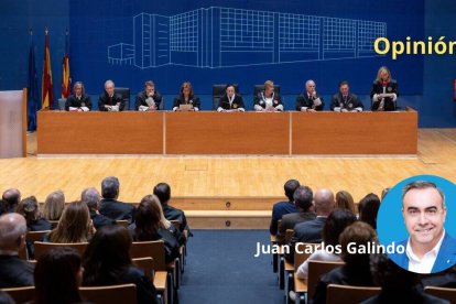 Vista general del acto de apertura del año judicial 2022-2023 del Tribunal Superior de Justicia de la Comunitat Valenciana.