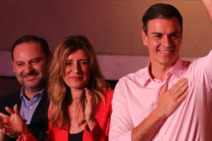 Ábalos, Begoña Gómez y Pedro Sánchez