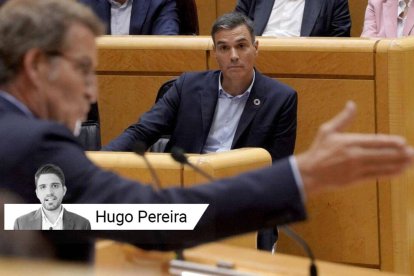 Núñez Feijóo frente a Pedro Sánchez