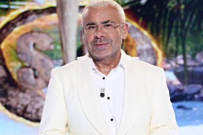 Jorge Javier Vázquez, en el plató de "Supervivientes".