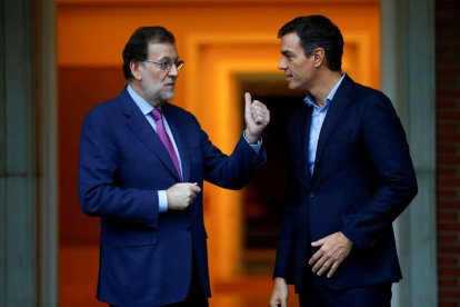 Mariano Rajoy y Pedro Sánchez