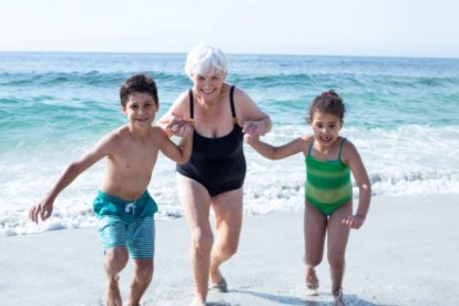 Niños en la playa