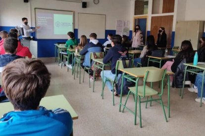 Alumnos de Secundaria en el aula