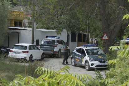 Guardia Civil en el lugar del crimen de Buñol