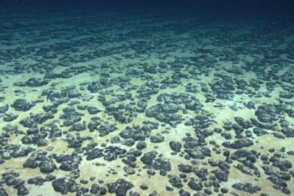 Nódulos polimetálicos enel fondo marino