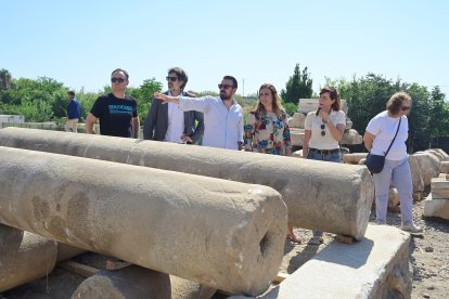 Piezas originales del monumento a Sorolla