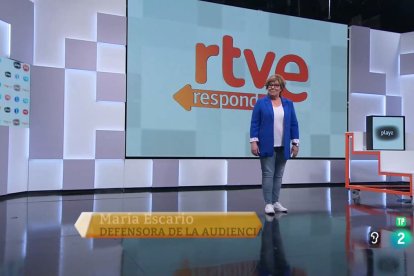 María Escario llevaba en RTVE desde 1985