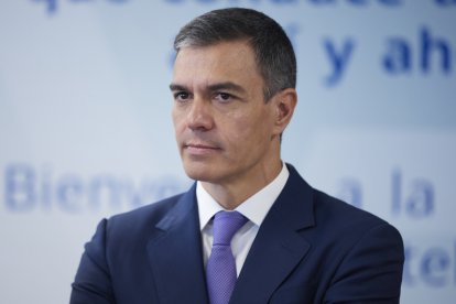 El presidente del Gobierno, Pedro Sánchez,