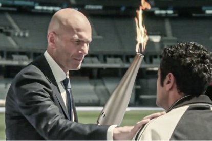 Zinedine Zidane dio el pistoletazo de salida a la ceremonia