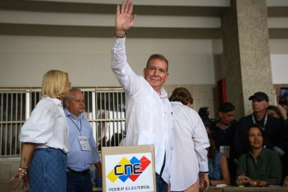 El candidato presidencial de la oposición de Venezuela, Edmundo González.