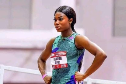 La atleta nigeriana Favour Ofili