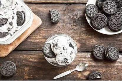 Helado de Oreo casero