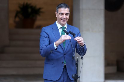 El presidente del Gobierno, Pedro Sánchez