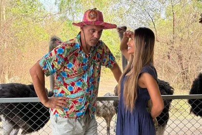 Frank Cuesta y su ex mujer, Yuyee, en una imagen de archivo.