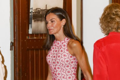 La Reina Letizia, este domingo 4 de agosto en Mallorca.