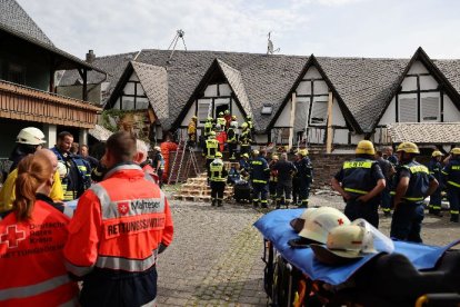 Derrumbe de un hotel en Alemania