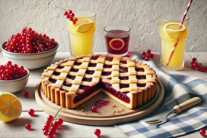 Tarta Linzer de Austria