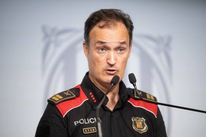 El comisario jefe de Mossos d'Esquadra, Eduard Sallent.