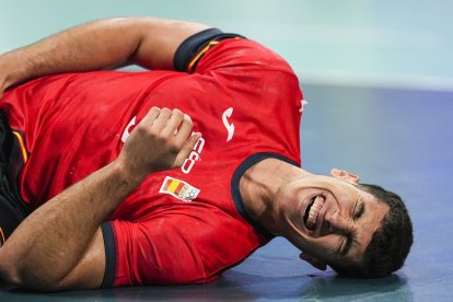 El jugador de la selección española de balonmano, Javi Rodríguez.