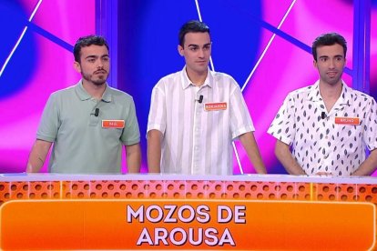 Raúl, Borjamina y Bruno, "Los Mozos de Arousa"