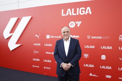 El presidente de LaLiga, Javier Tebas